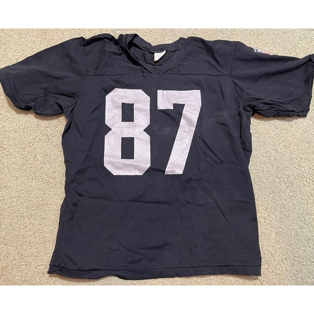 VINTAGE 1980’s Dave Casper #87 Raiders Sewn Stitched Rawlings Jersey Size Large